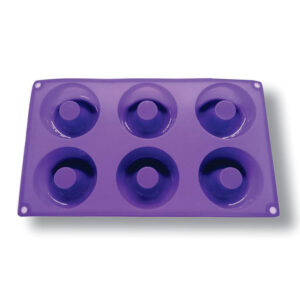 MOLDE SILICONA PARA DONAS X 6 (7.5CM DIAM) COOPER