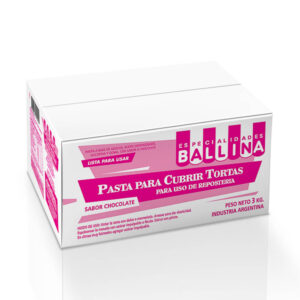 PASTA BALLINA BLANCA POR 3 KG CHOCOLATE