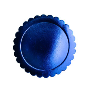 PLATO LAMINADO REDONDO AZUL 30CM